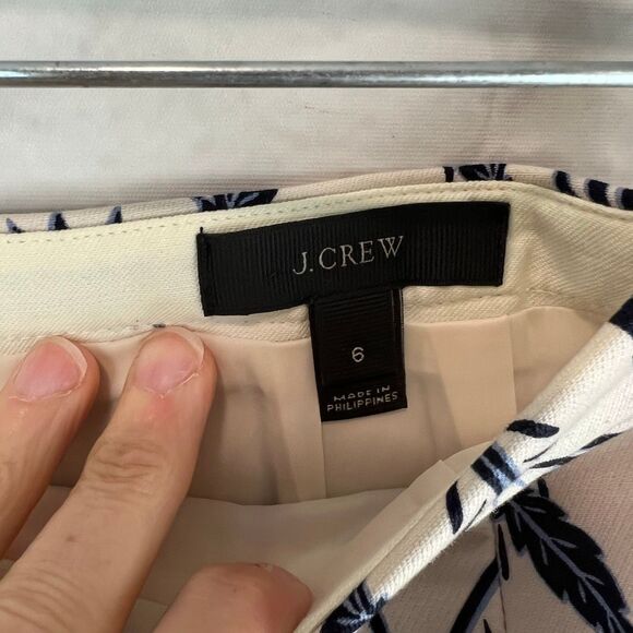 J. Crew women’s A-line floral skirt size 6 multi colored knee length - Picture 5 of 8